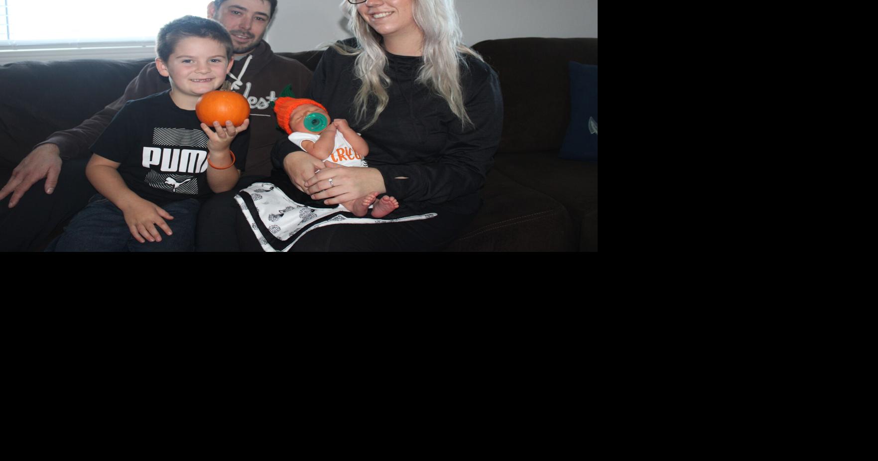 Baby born on Halloween nice treat for parents West Prince Graphic