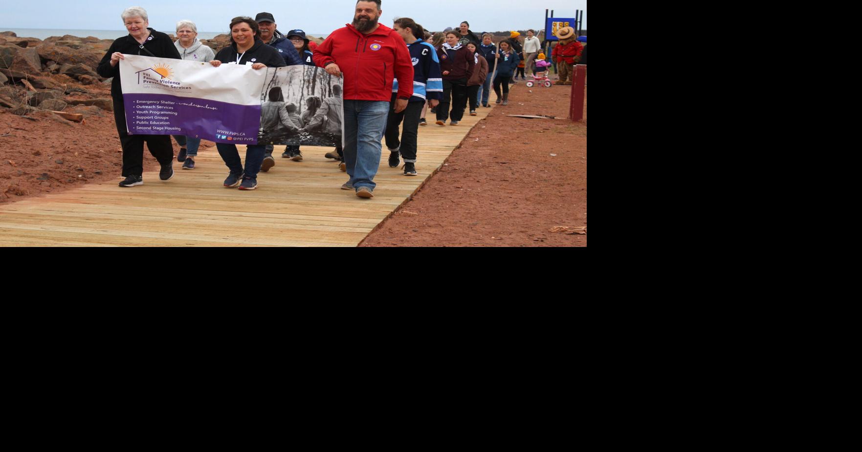 Tignish walks to support family violence prevention West Prince