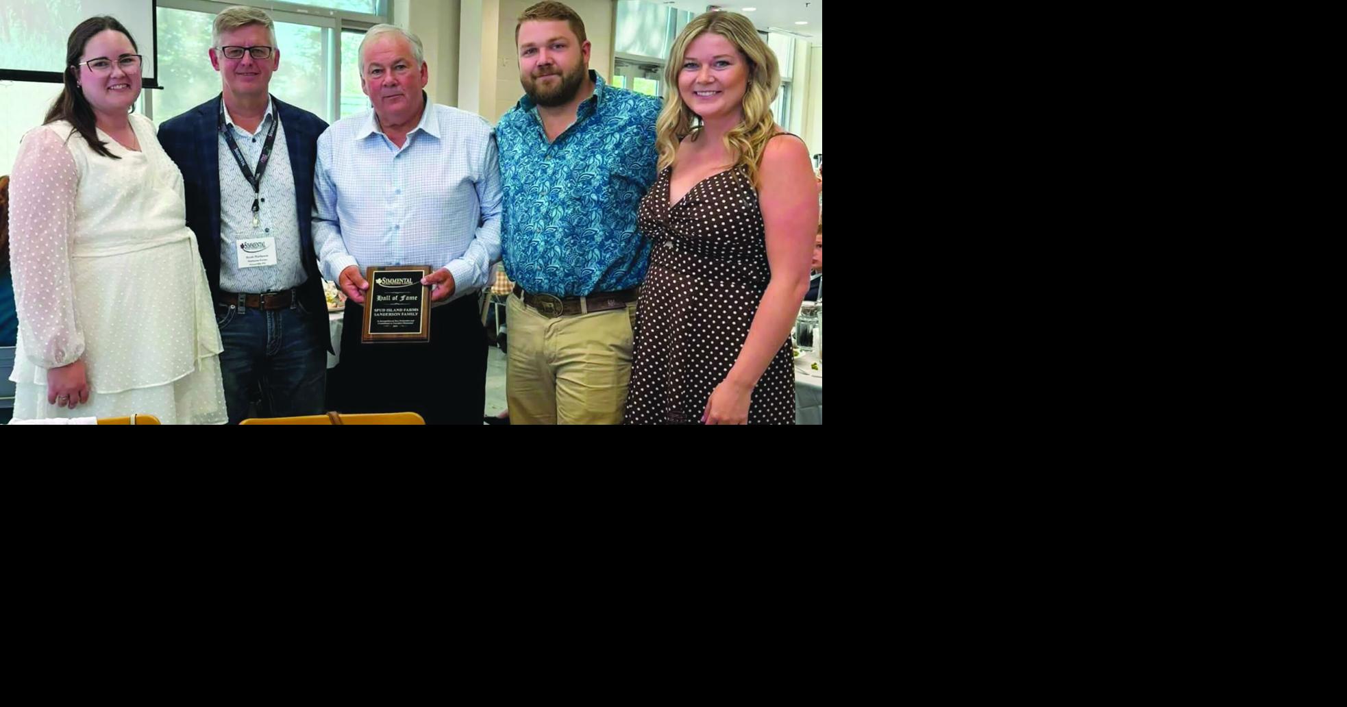 Sanderson family inducted into Simmental Hall of Fame