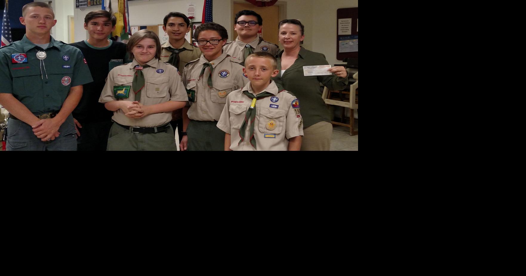 Boy Scouts place yellow ribbons at American Legion post News