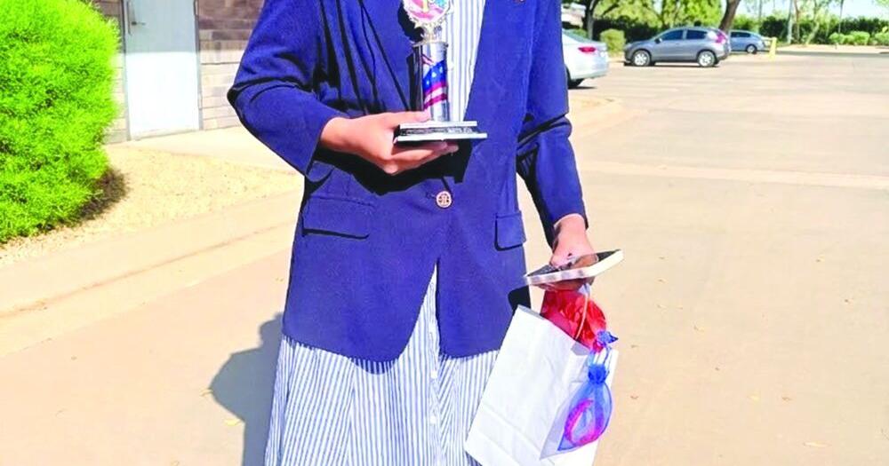 Peoria Unified fifth grader stuns judges at patriotic speech contest