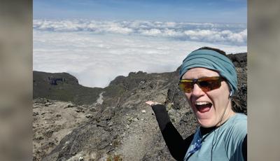 Flesh-eating bacteria survivor hikes Mount Kilimanjaro