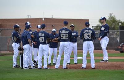 Peoria Stadium, Spring Training ballpark of the San Diego Padres and  Seattle Mariners