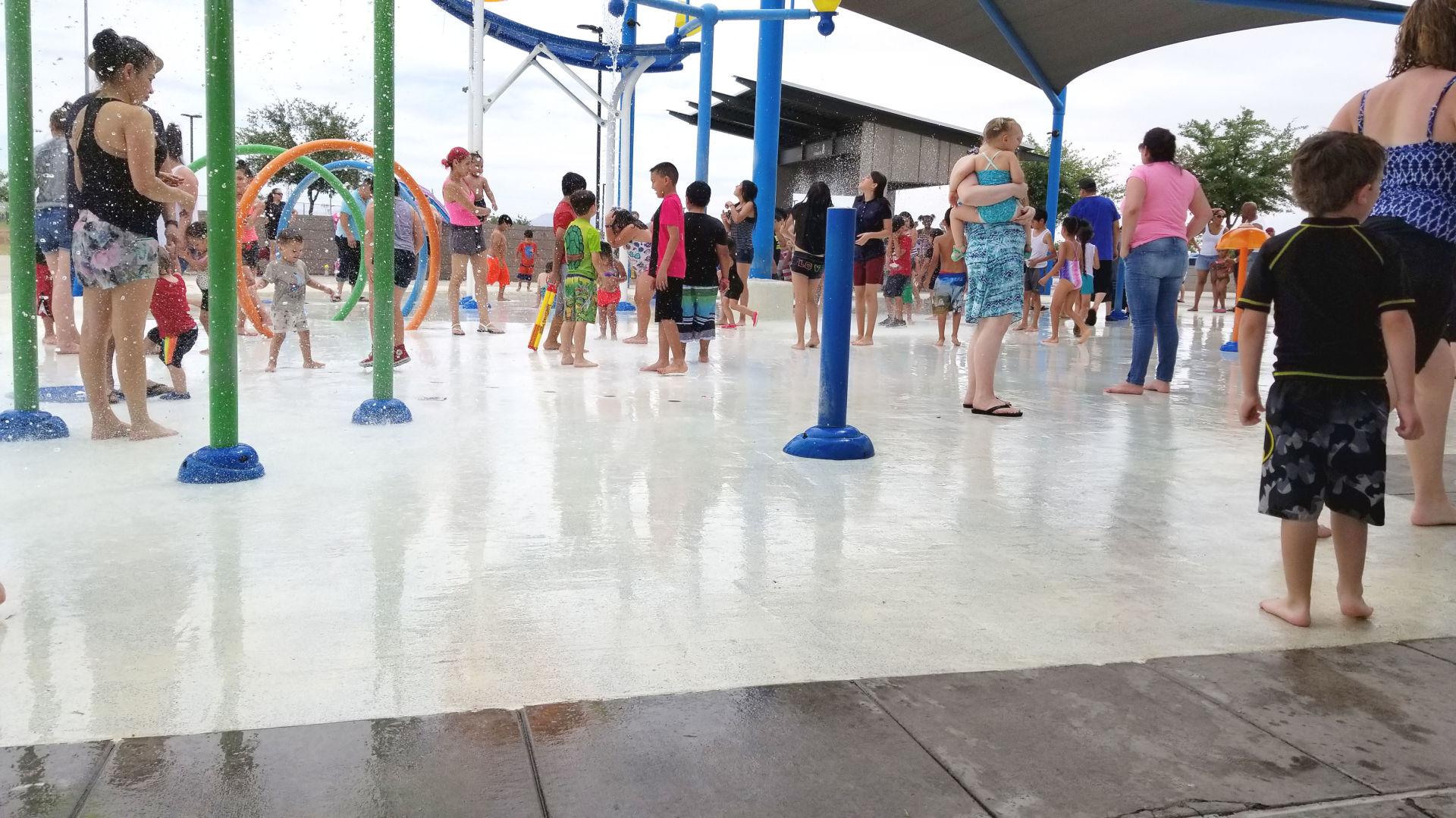 Pioneer Park splash pad's slippery surface raises questions | News ...