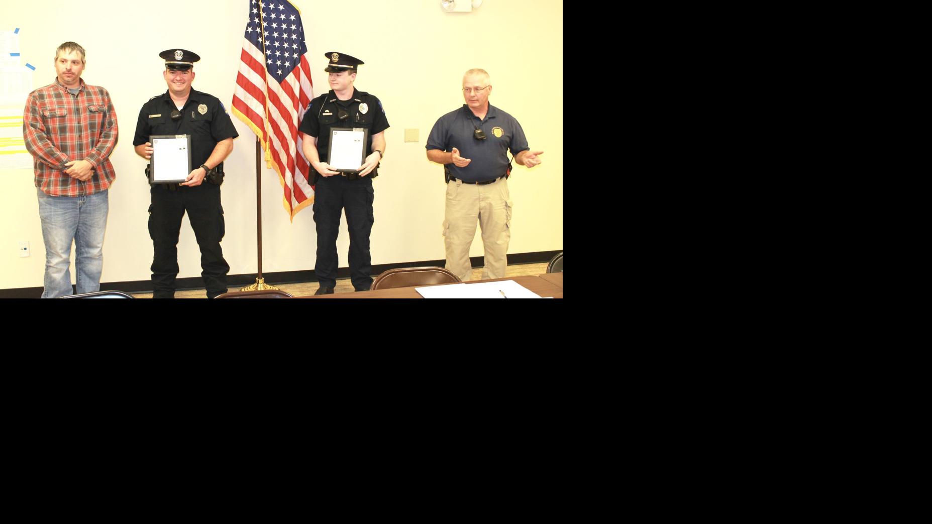 New Lexington Police officers recognized at Village Council News