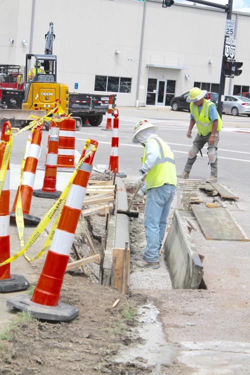 Street work continues