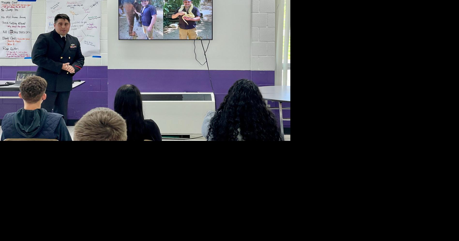 Miller students hear about U.S. Navy opportunities