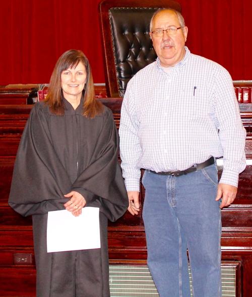 Boley sworn into office