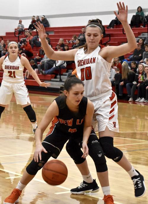 Sheridan Vs New Lexington Girls Basketball Perrytribune Com