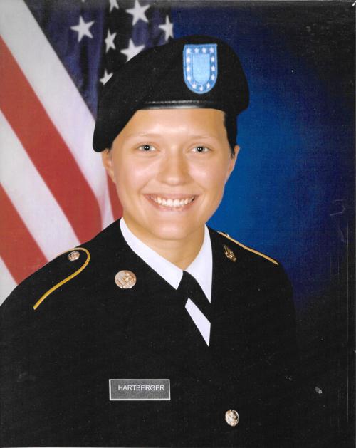 Pvt. Elaina D. Hartberger graduates basic training
