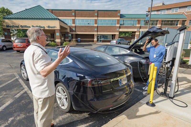Fully charged Hospital gets electric vehicle charging station Local