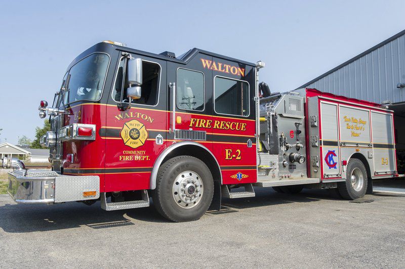 New wheels Walton Community Volunteer Fire Department adds engine to