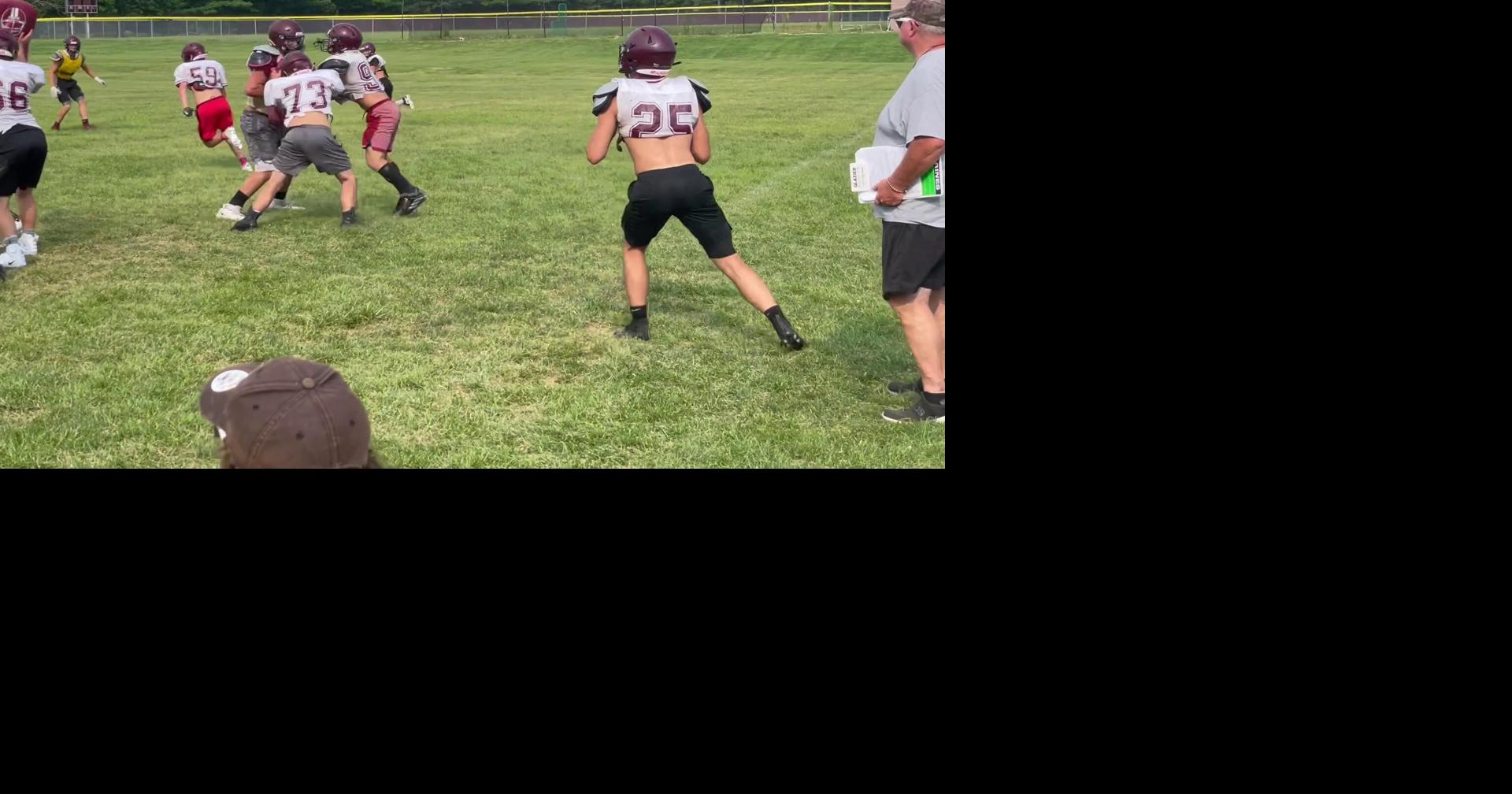 Winamac Warriors football practice