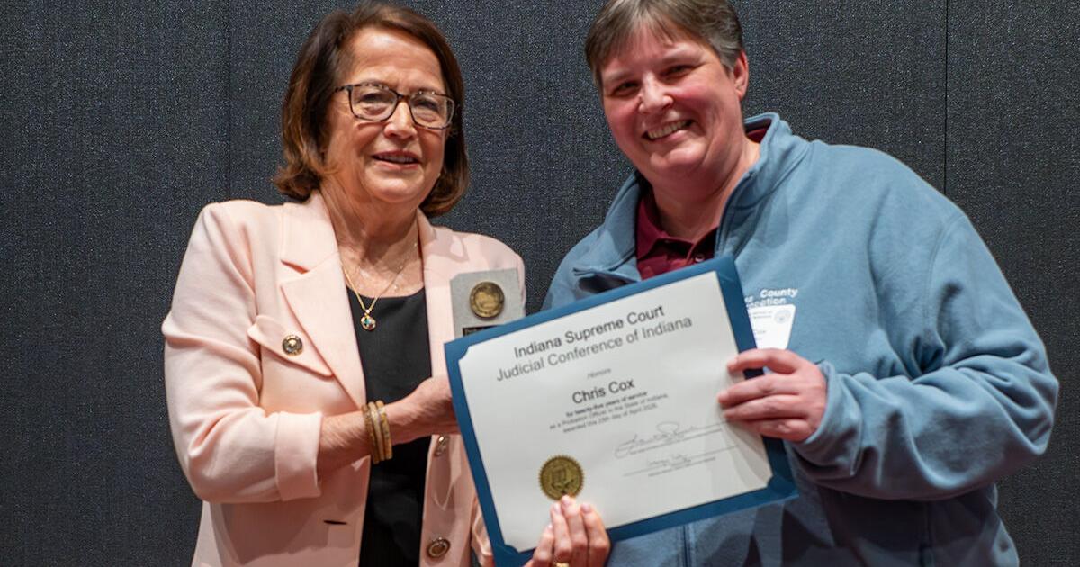 Cass County probation officer honored for service