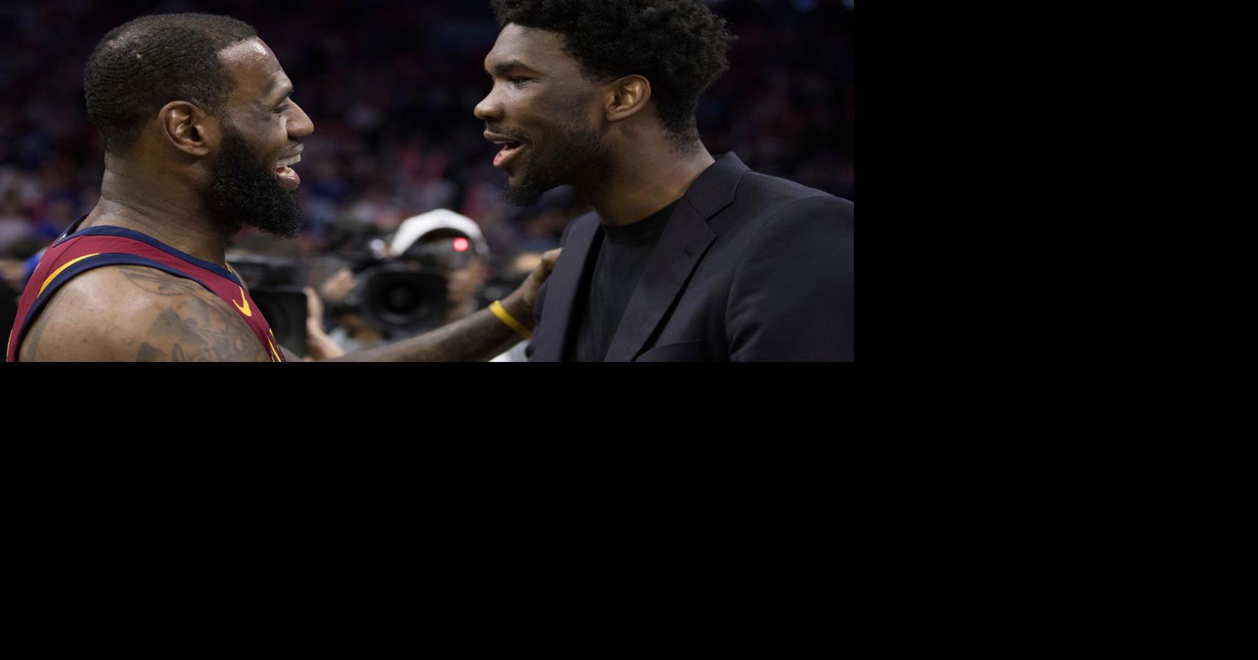 76ers celebrate James' arrival with coronation photo fit for basketball's King