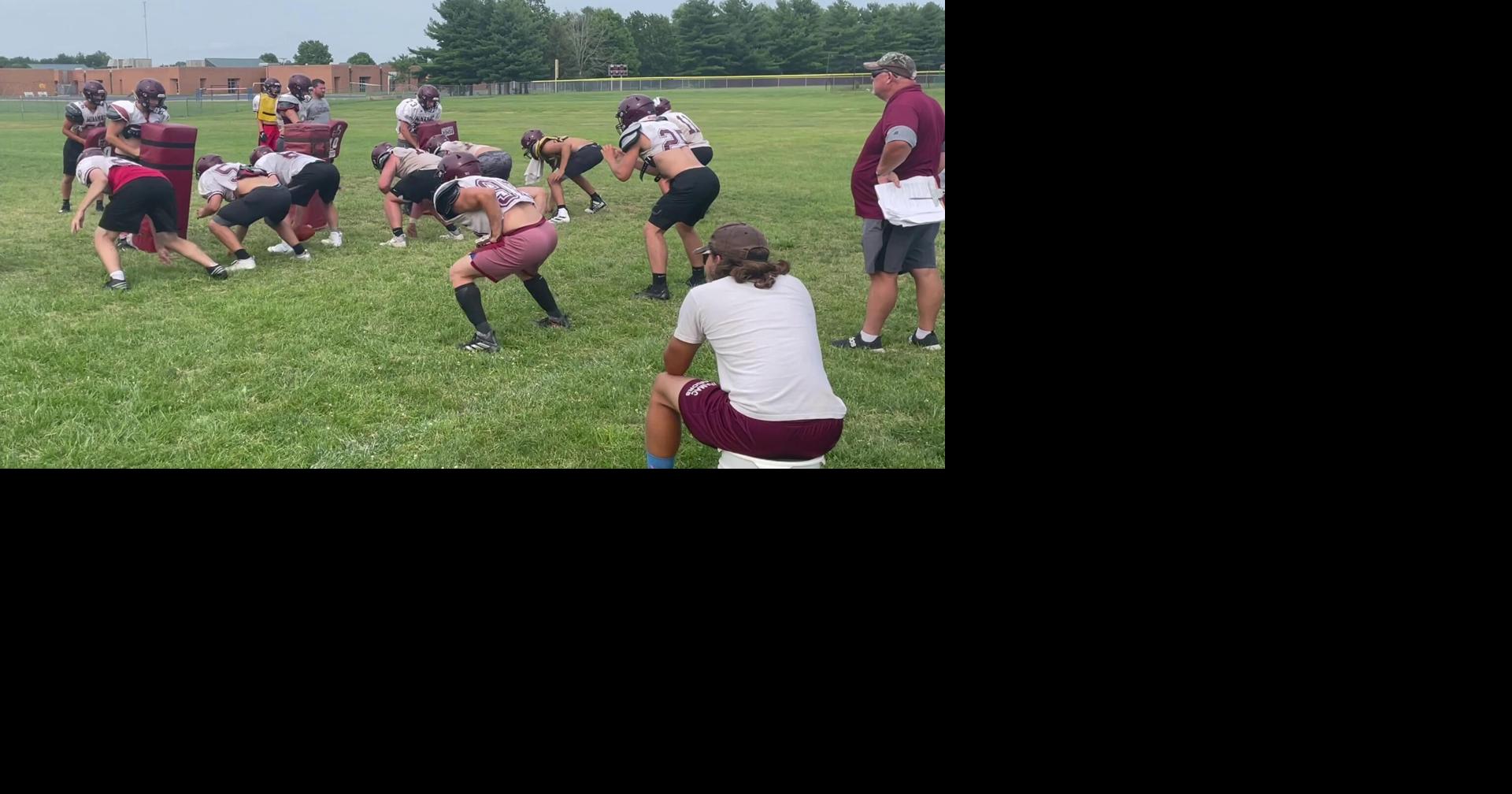 Winamac Warriors football practice