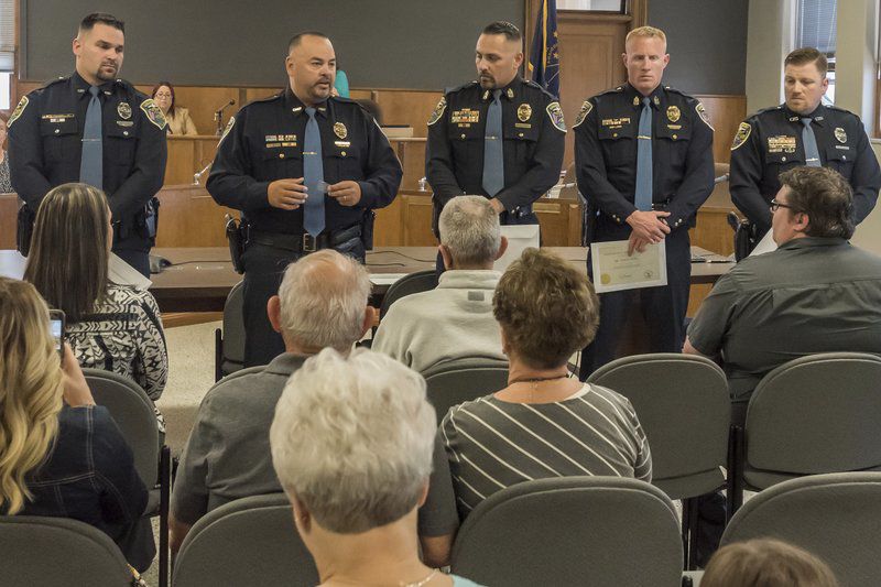 Logansport firefighters, police officers recognized for fire rescue Local News