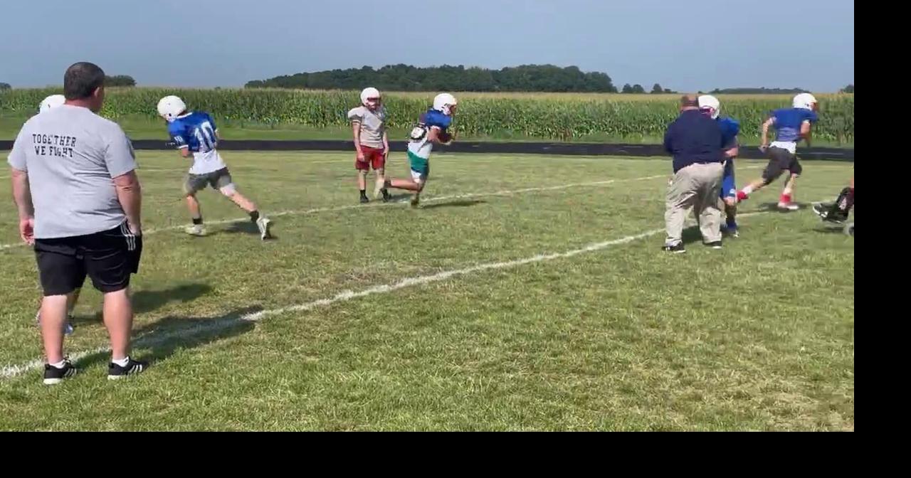 Video from Caston football practice 4