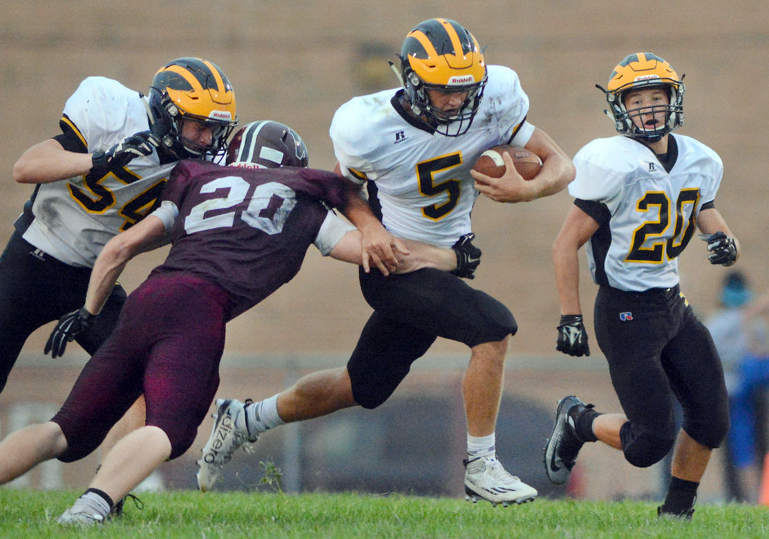 Pioneer Panthers Defeat Winamac Football 