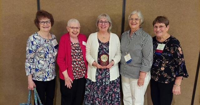 Sally McAndrew honored by Indiana Retired Teachers Association