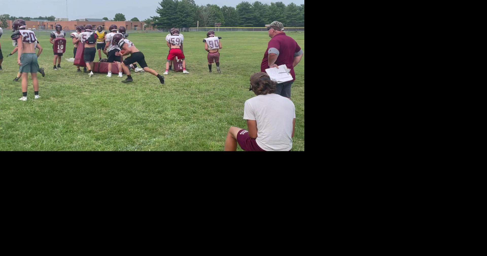 Winamac Warriors football practice