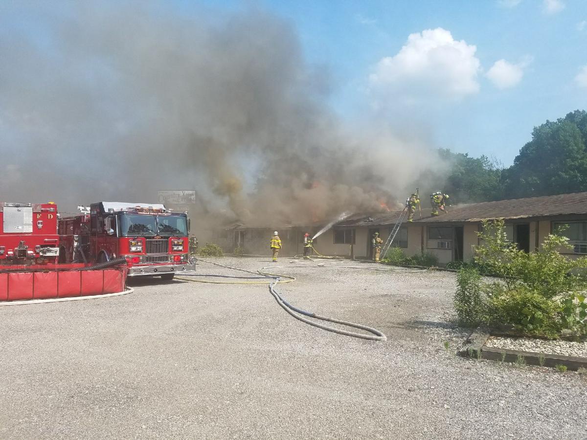 UPDATED Fire destroys motel on U.S. 35 Local News