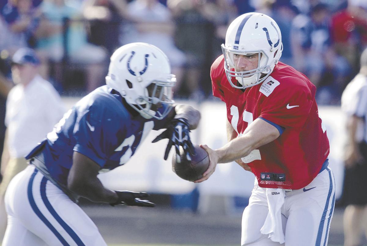 BACK IN ACTION: Luck relaxed in preparation for preseason ...
