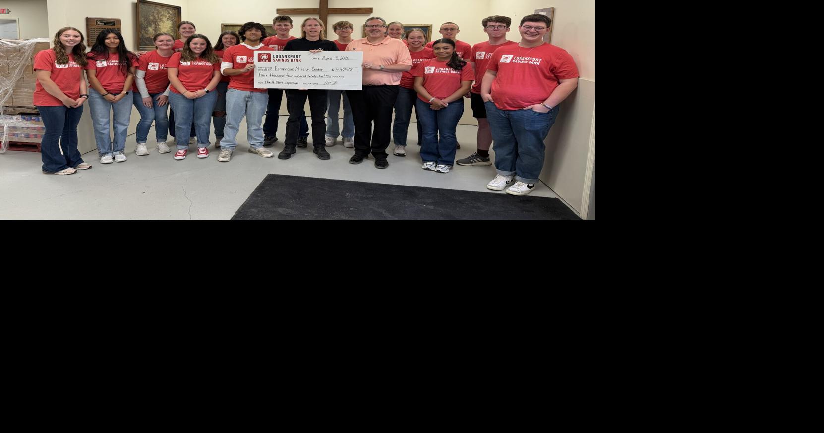 Logansport Savings Bank Junior Board raises $4,425 for Emmaus Thrift Store Expansion