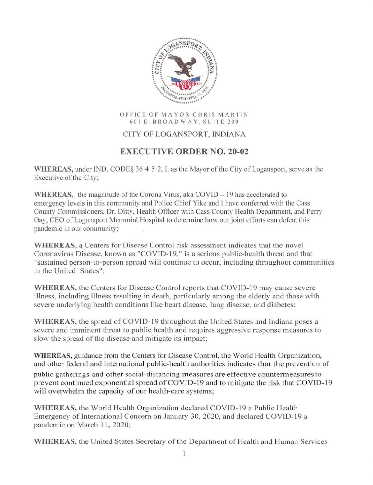 Executive Order NO. 2002