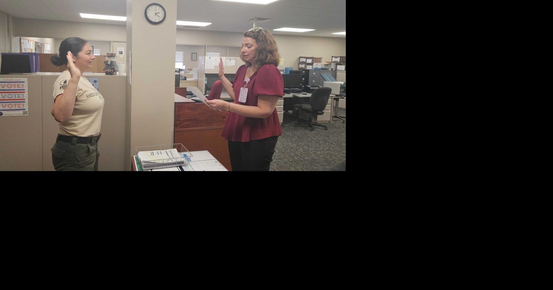 Lucy Reyna sworn in as Jackson Township Trustee
