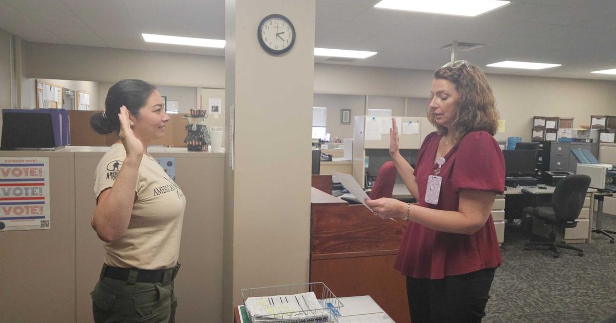 Lucy Reyna sworn in as Jackson Township Trustee