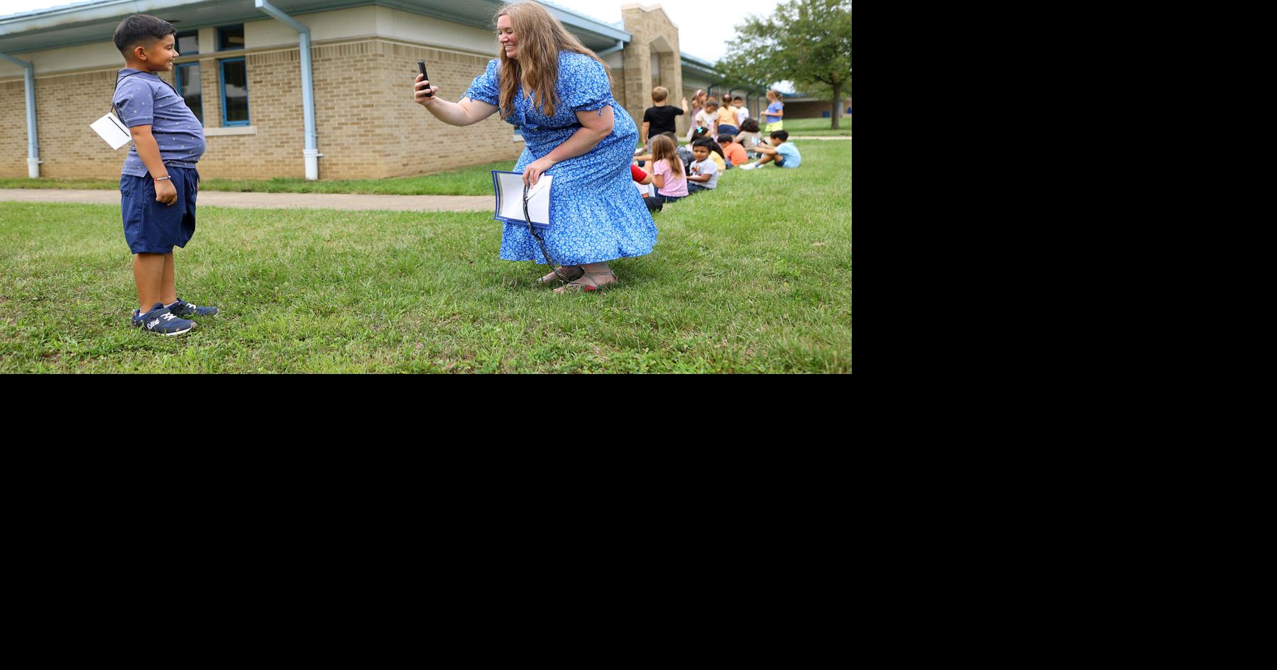 Excitement fills the air as Landis Elementary School back