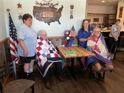 Local veterans honored with Quilts of Valor by | News ...