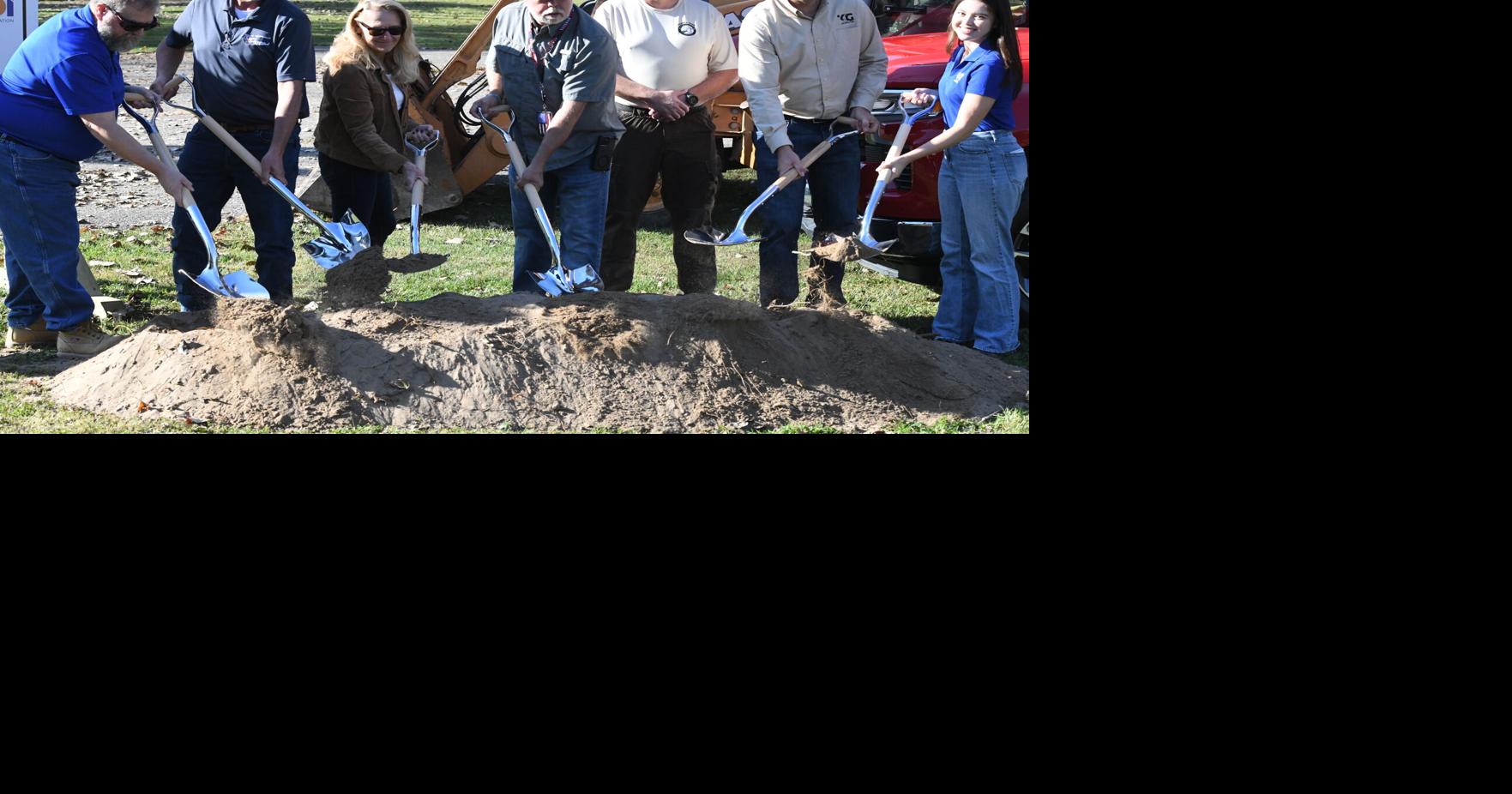 Officials break ground of France Park gatehouse