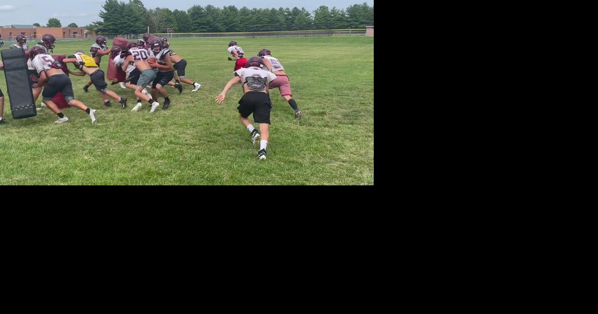 Winamac Warriors football practice