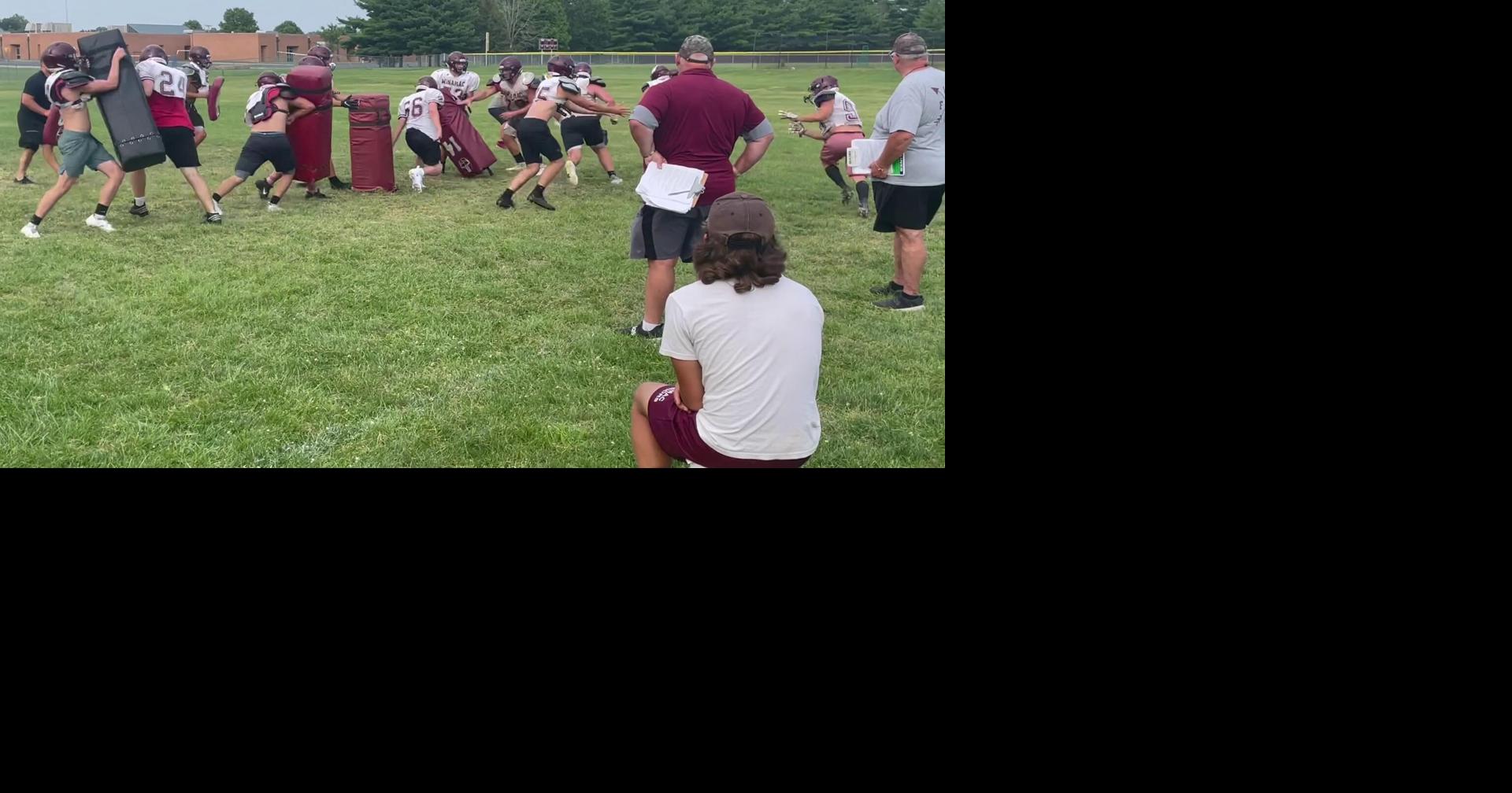 Winamac Warriors football practice