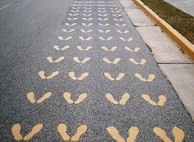 yellow footprints usmc parris island