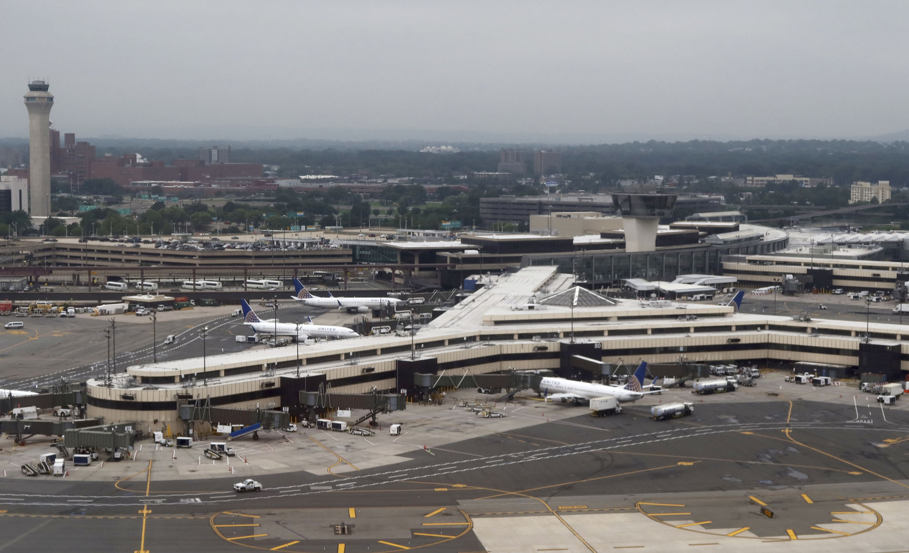 A United Airlines flight made an emergency landing at New Jersey s