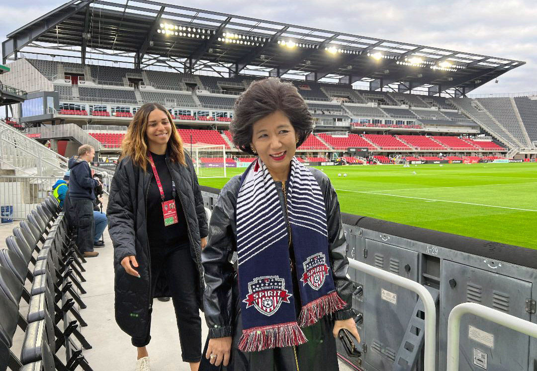 Washington Spirit owner Michele Kang to take over Lyon creating