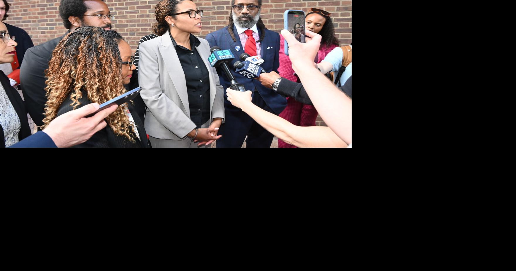Appeals court hears fight over removal of slavery memorial content
