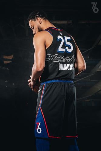 Sixers debut new black City Edition jerseys for 2020-2021 season, Basketball