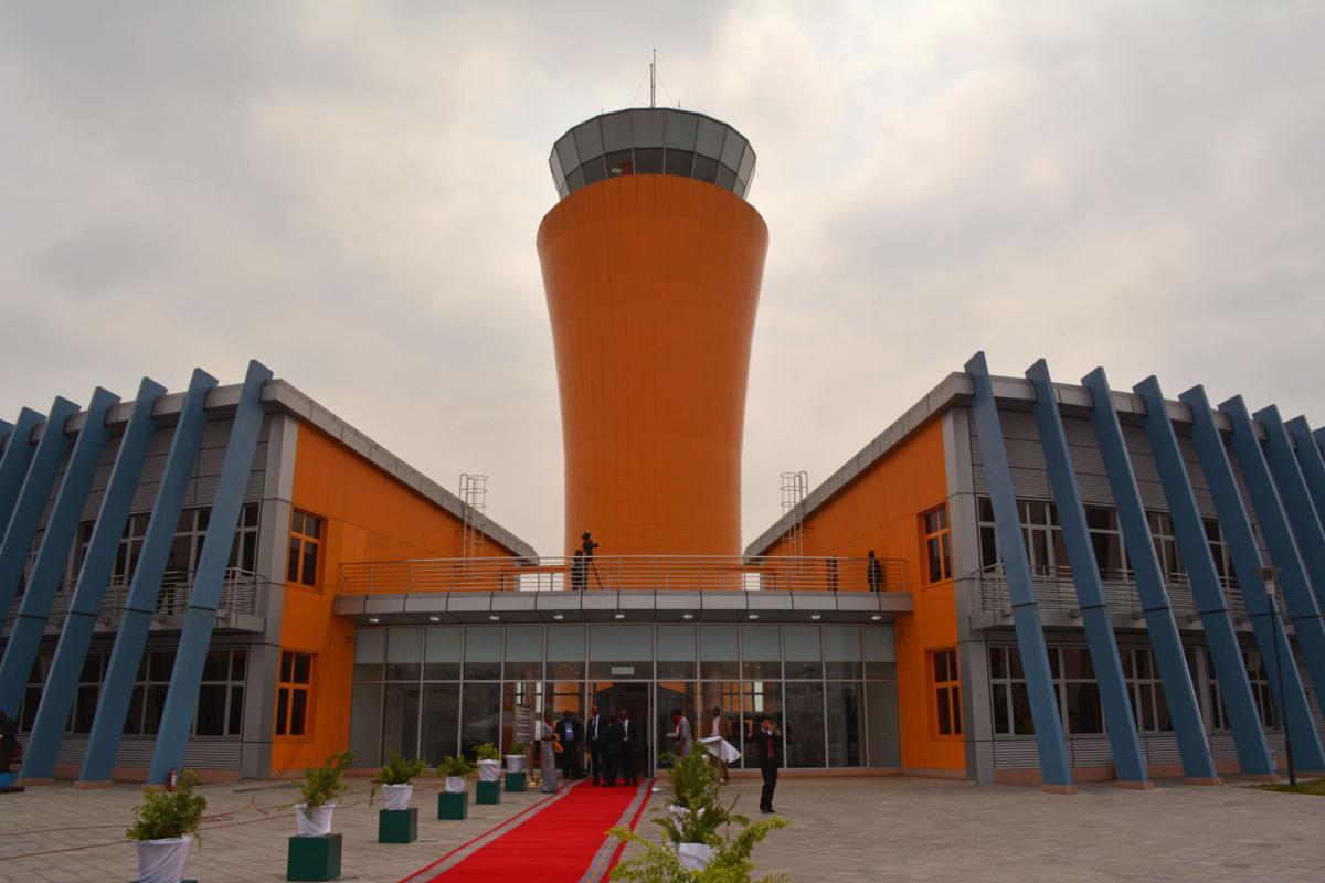 Congo's president inaugurates new airport terminal, tower