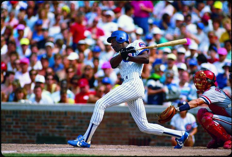 Andre Dawson of the Chicago Cubs. Editorial Photography - Image of