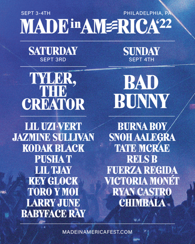 Made In America Lineup is set, Music