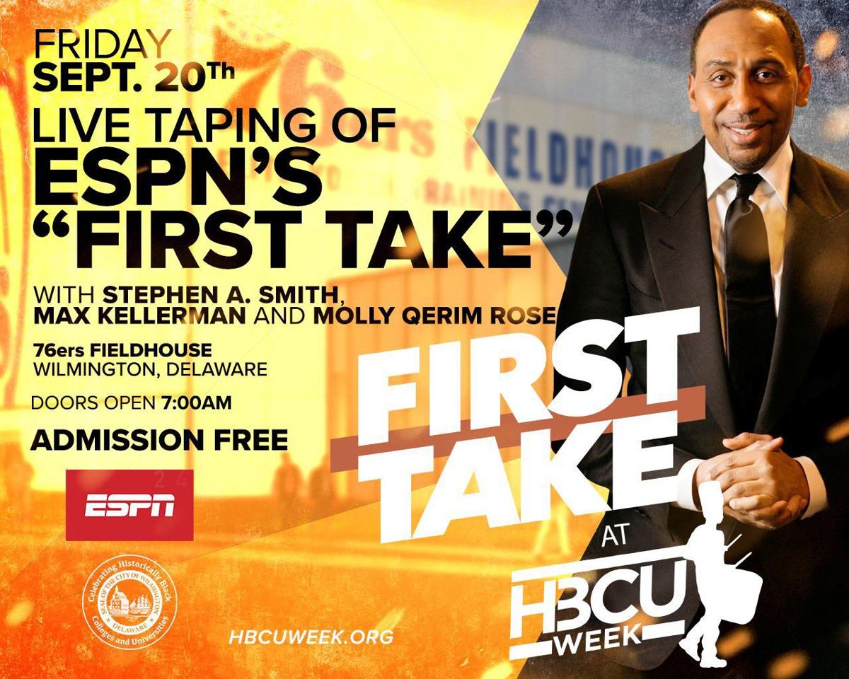Stephen A Smith And First Take Live From 76ers Fieldhouse As
