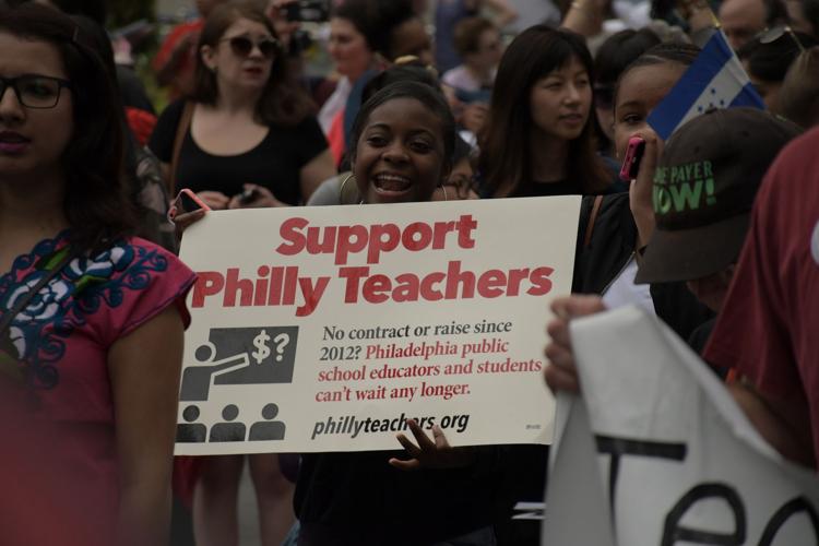 Philly teachers rally for fair contract, better wages | News ...