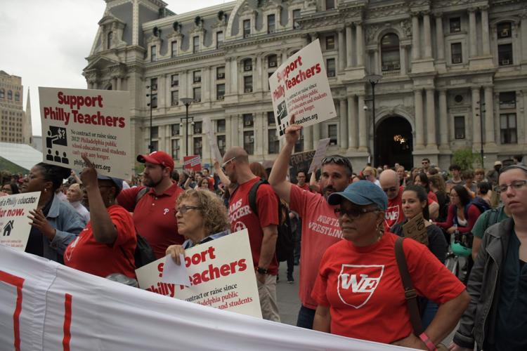 Philly teachers rally for fair contract, better wages | News ...
