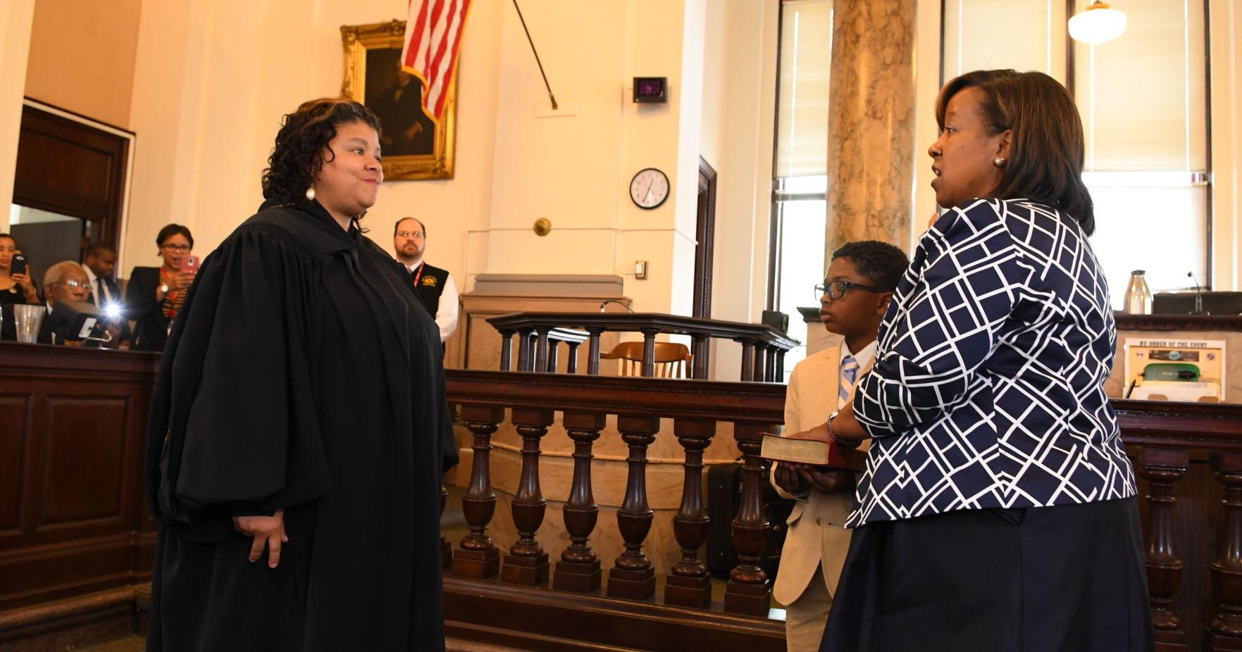 City's first Black female District Attorney sworn into office - Vimarsana News