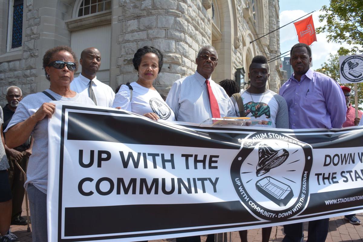 Clergy Leads Protest Against Temple Football Stadium News
