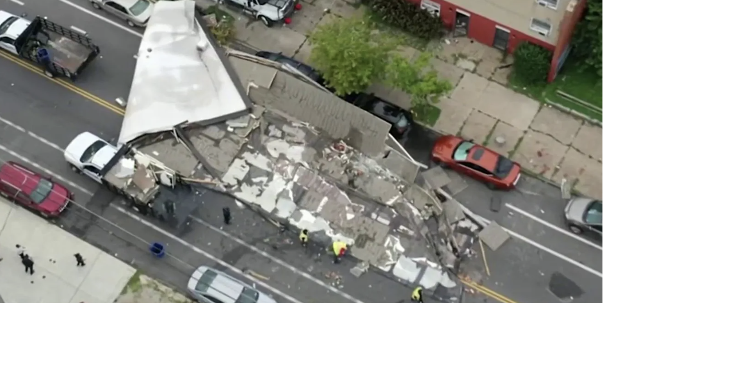 Microbursts down trees, collapse roofs and cause other damage in Philadelphia on Saturday